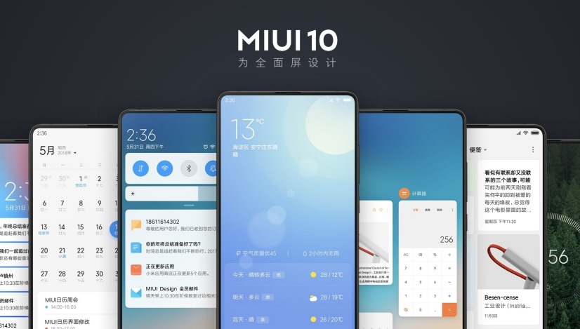 Nová verze nadstavby MIUI 10 vychází oficiálně pro desítky zařízení Xiaomi